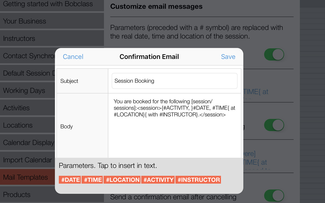 screenshot of Bobclass