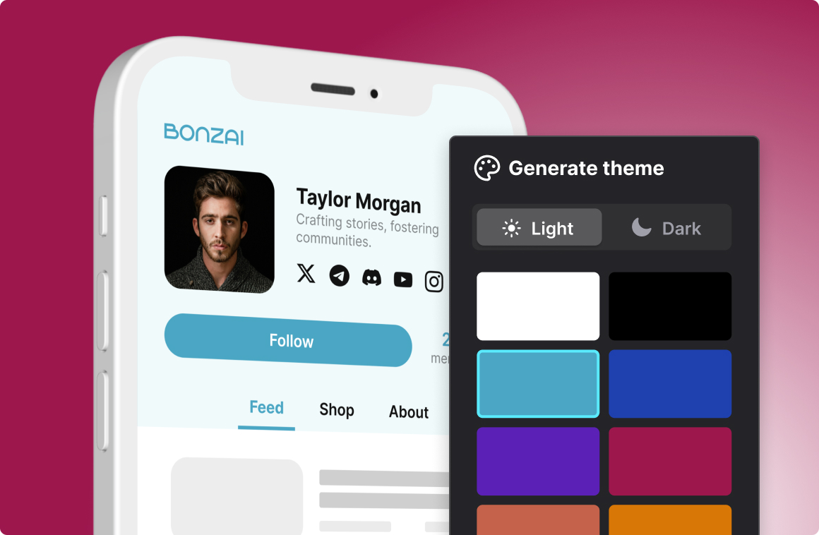 screenshot of Bonzai