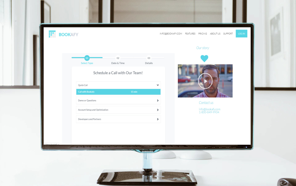 screenshot of Bookafy