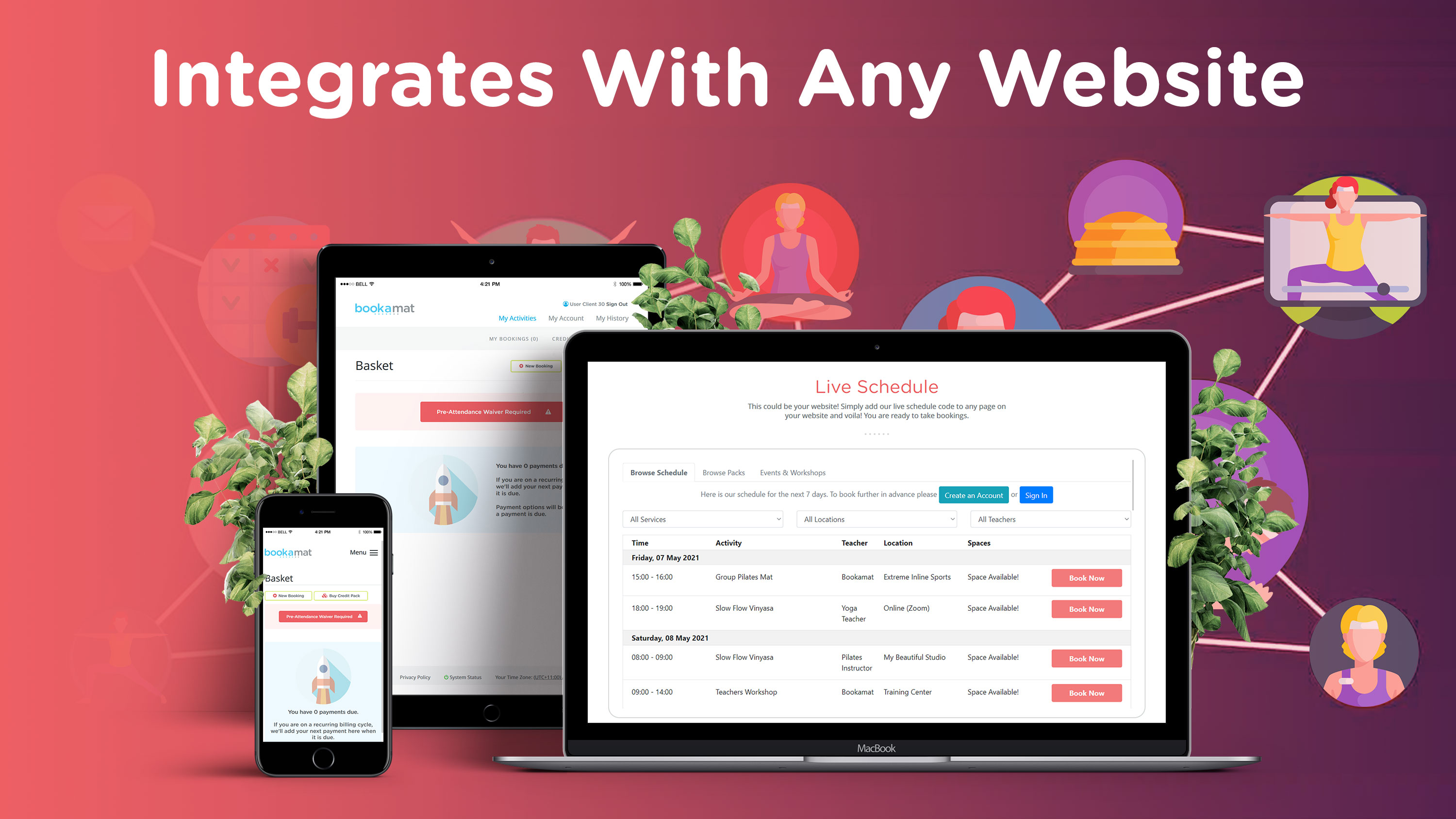 screenshot of Bookamat