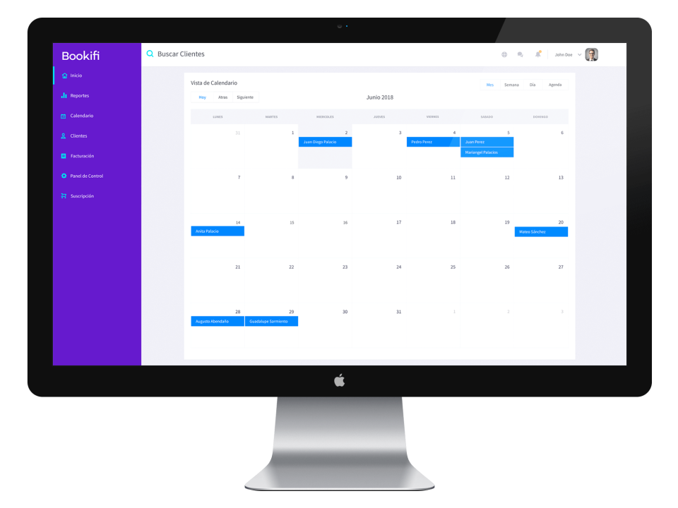 screenshot of Bookifi