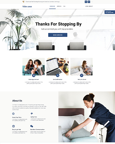 screenshot of BookingKoala