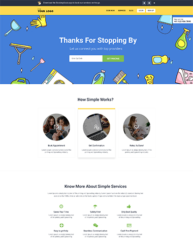 screenshot of BookingKoala