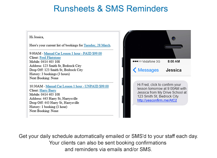 screenshot of BookingTimes