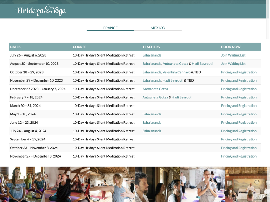 screenshot of Bookinglayer