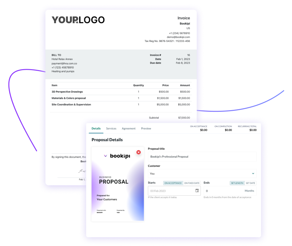 screenshot of Bookipi