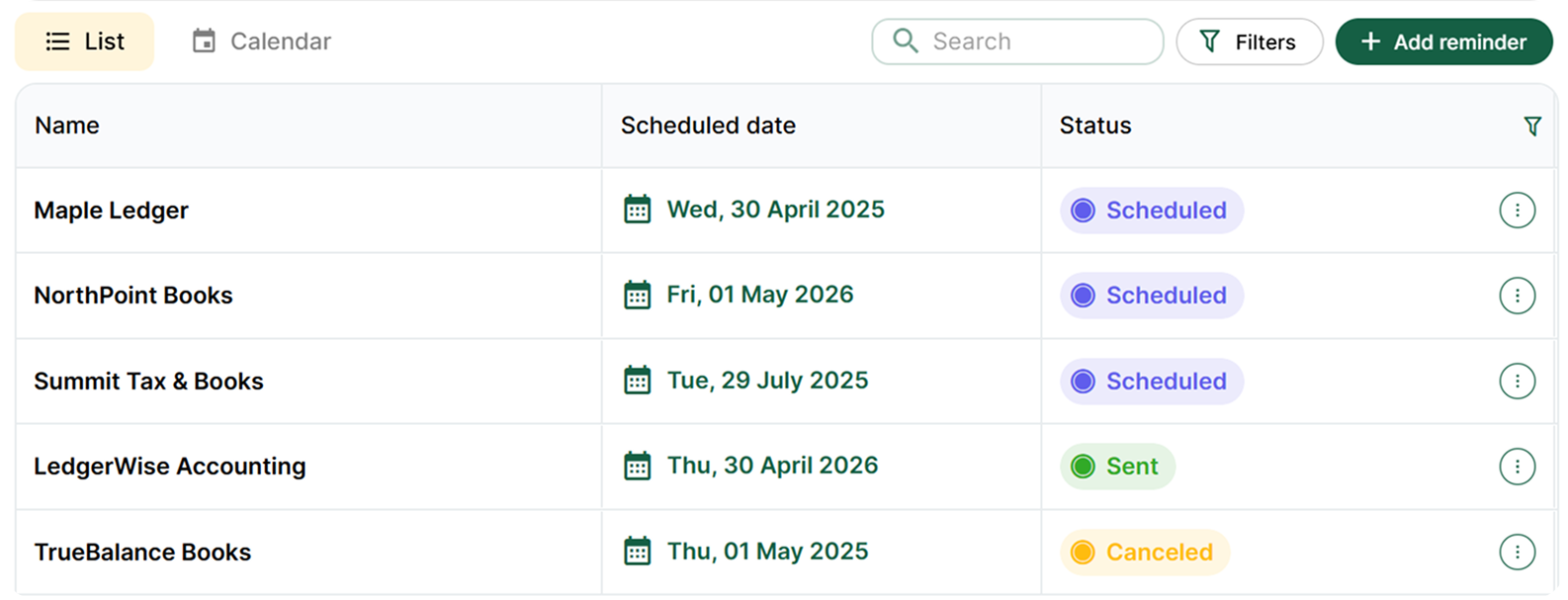 screenshot of Bookwits