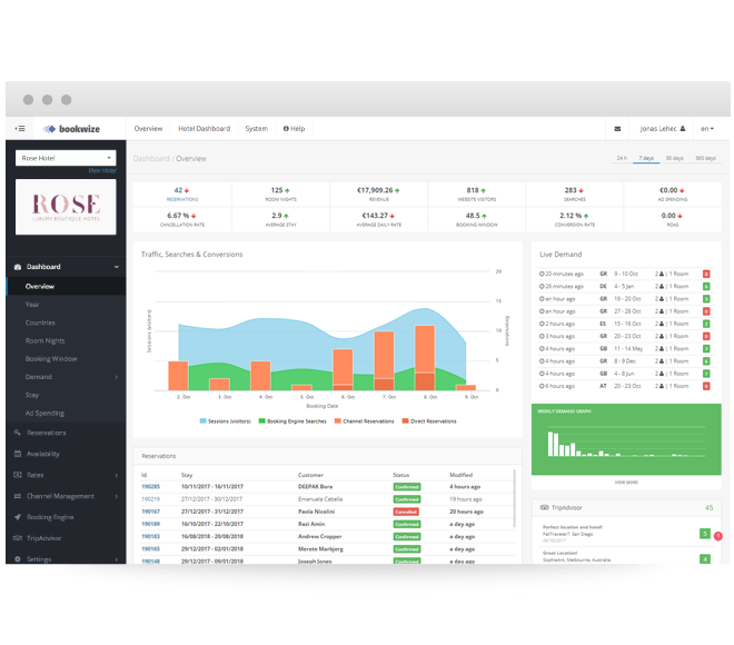 screenshot of Bookwize
