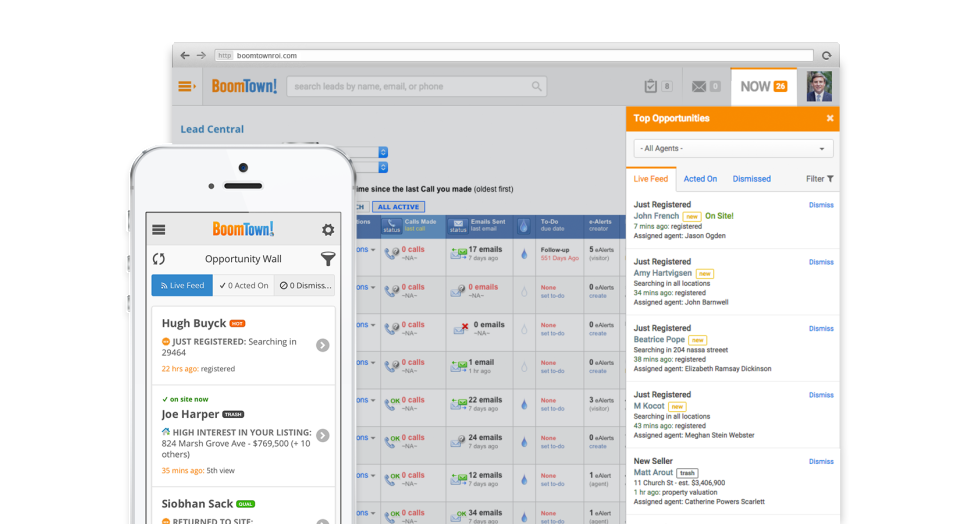 screenshot of BoomTown