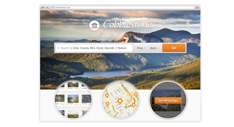 screenshot of BoomTown