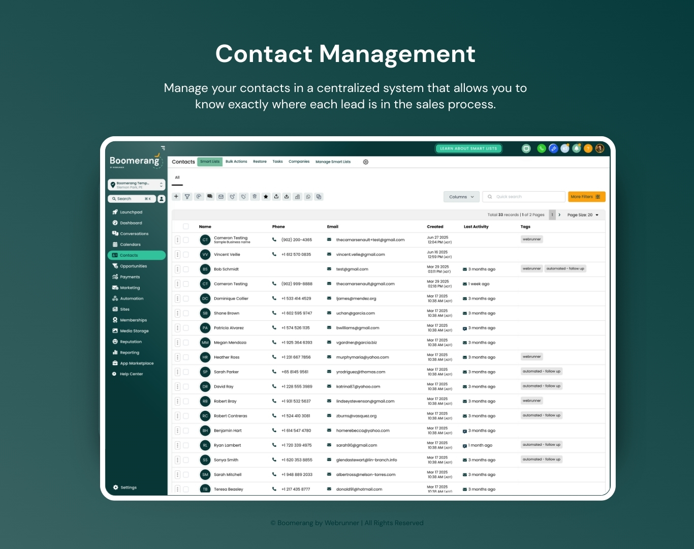 screenshot of Boomerang