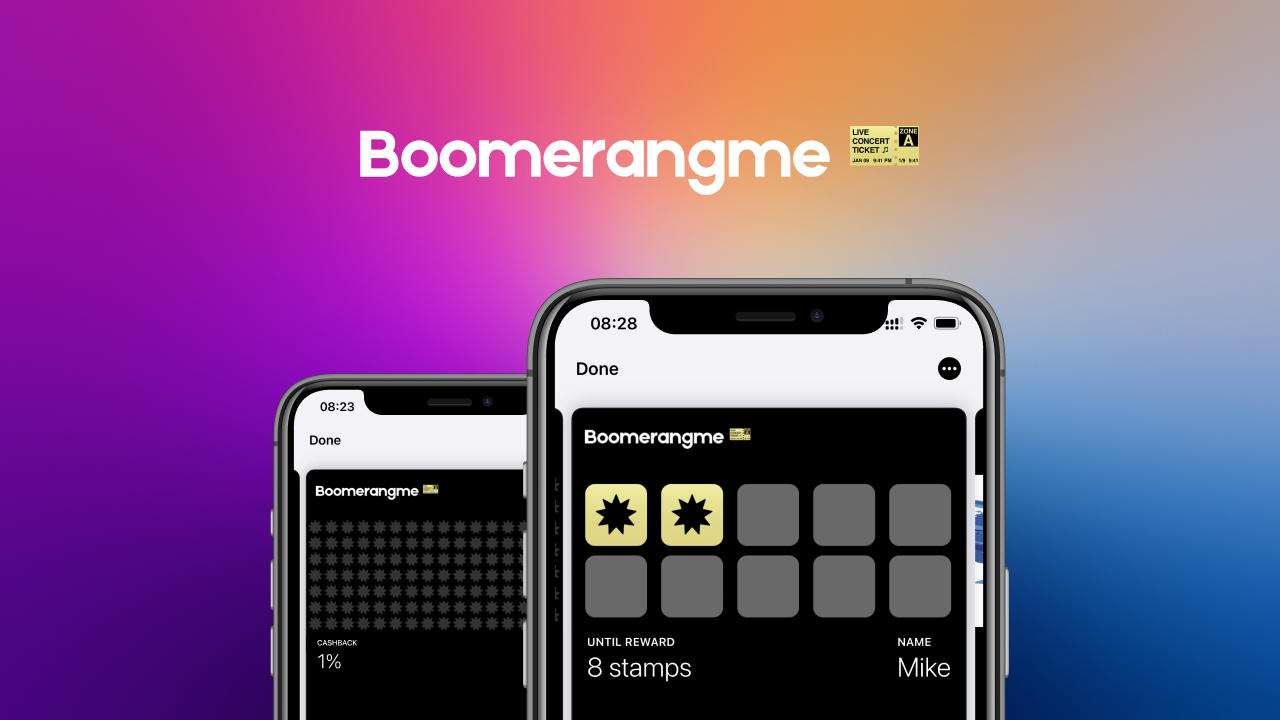screenshot of Boomerangme