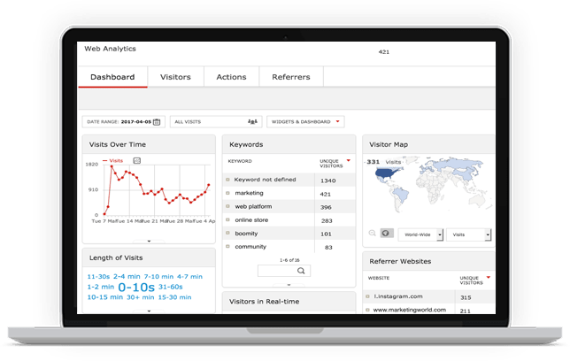 screenshot of Boomity