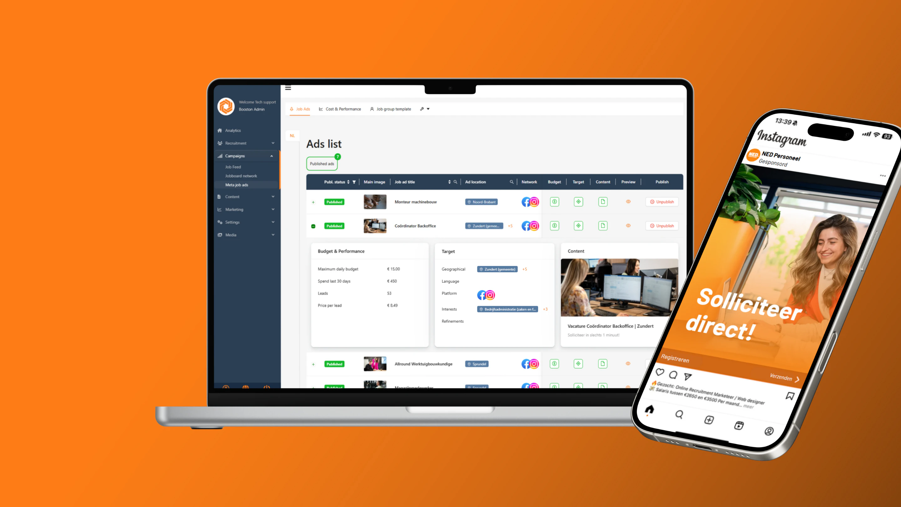 screenshot of Booston