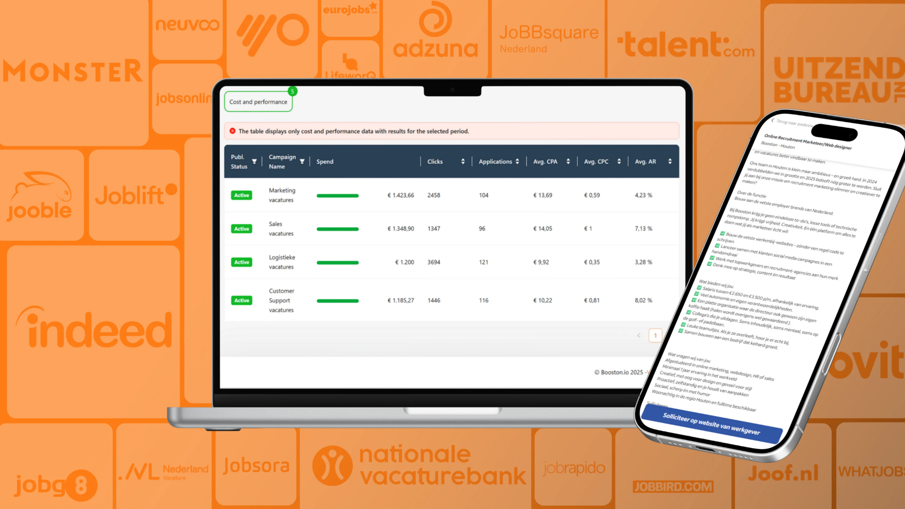 screenshot of Booston