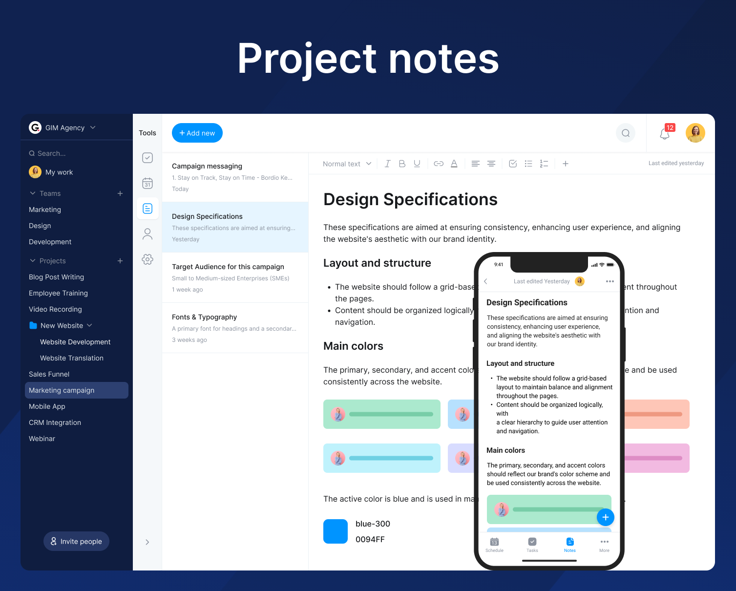 screenshot of Bordio