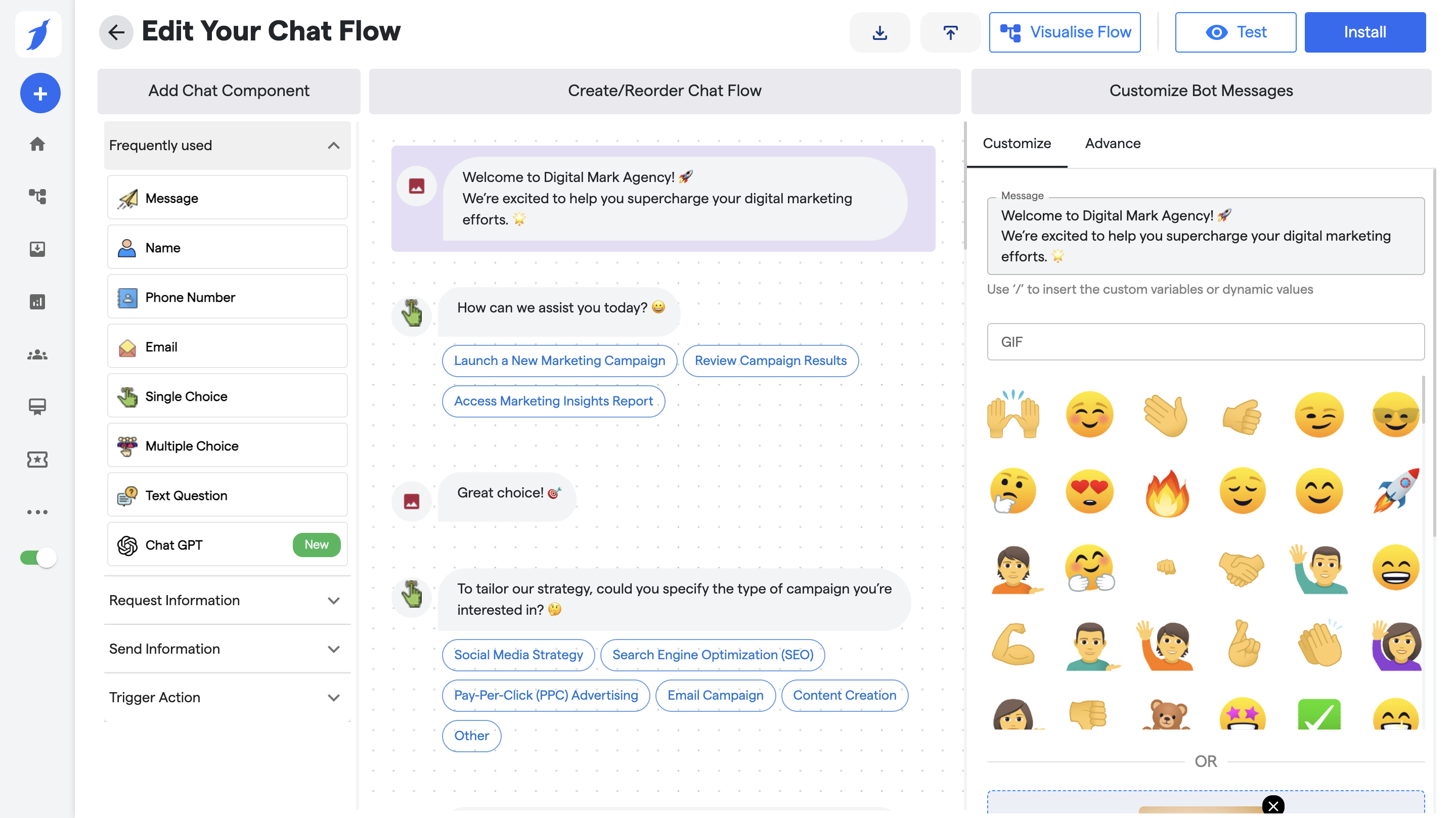 screenshot of BotPenguin
