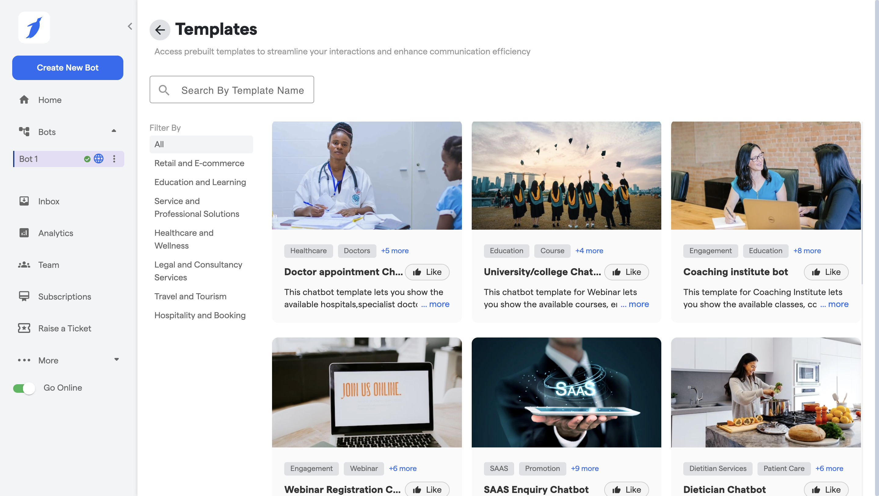 screenshot of BotPenguin