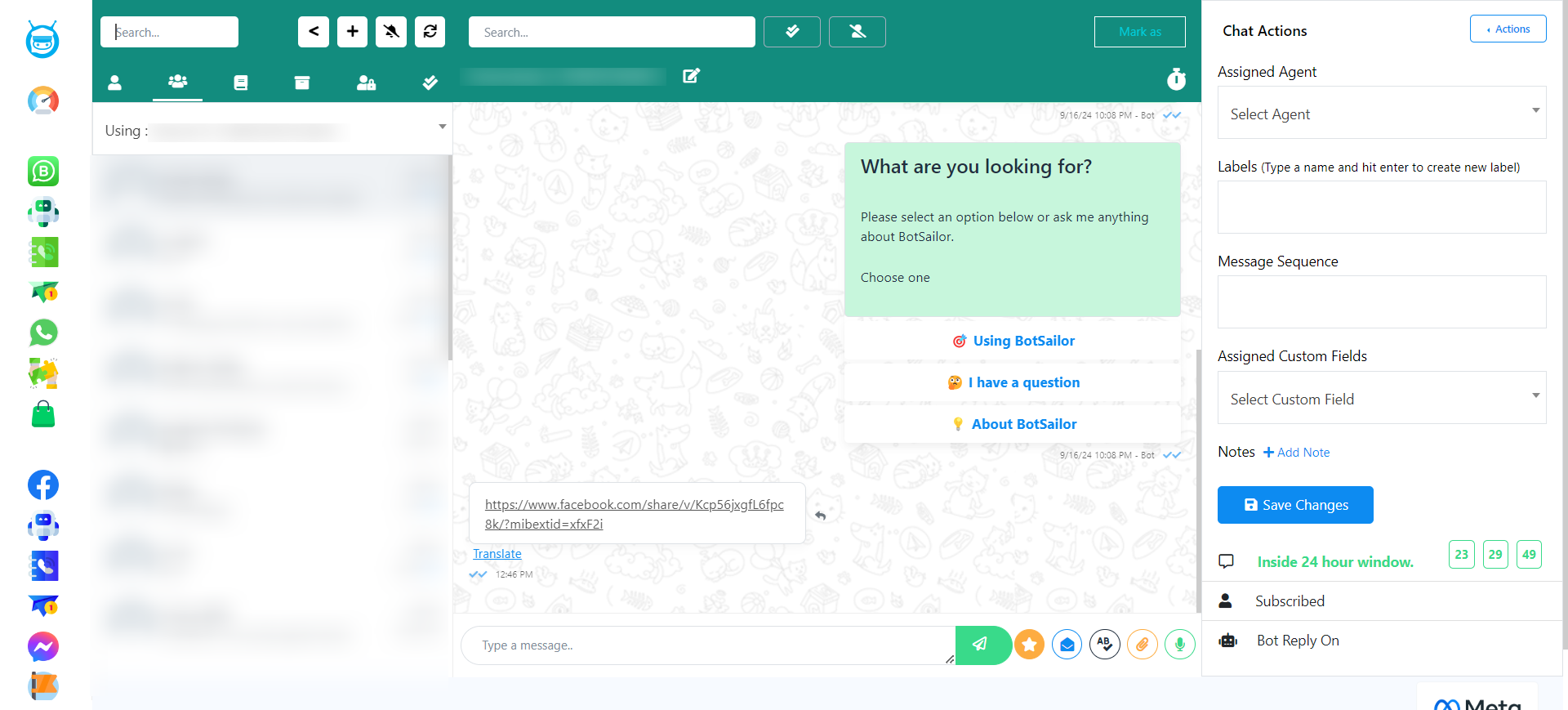 screenshot of BotSailor