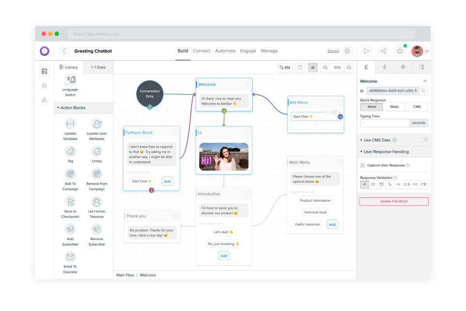 screenshot of BotStar