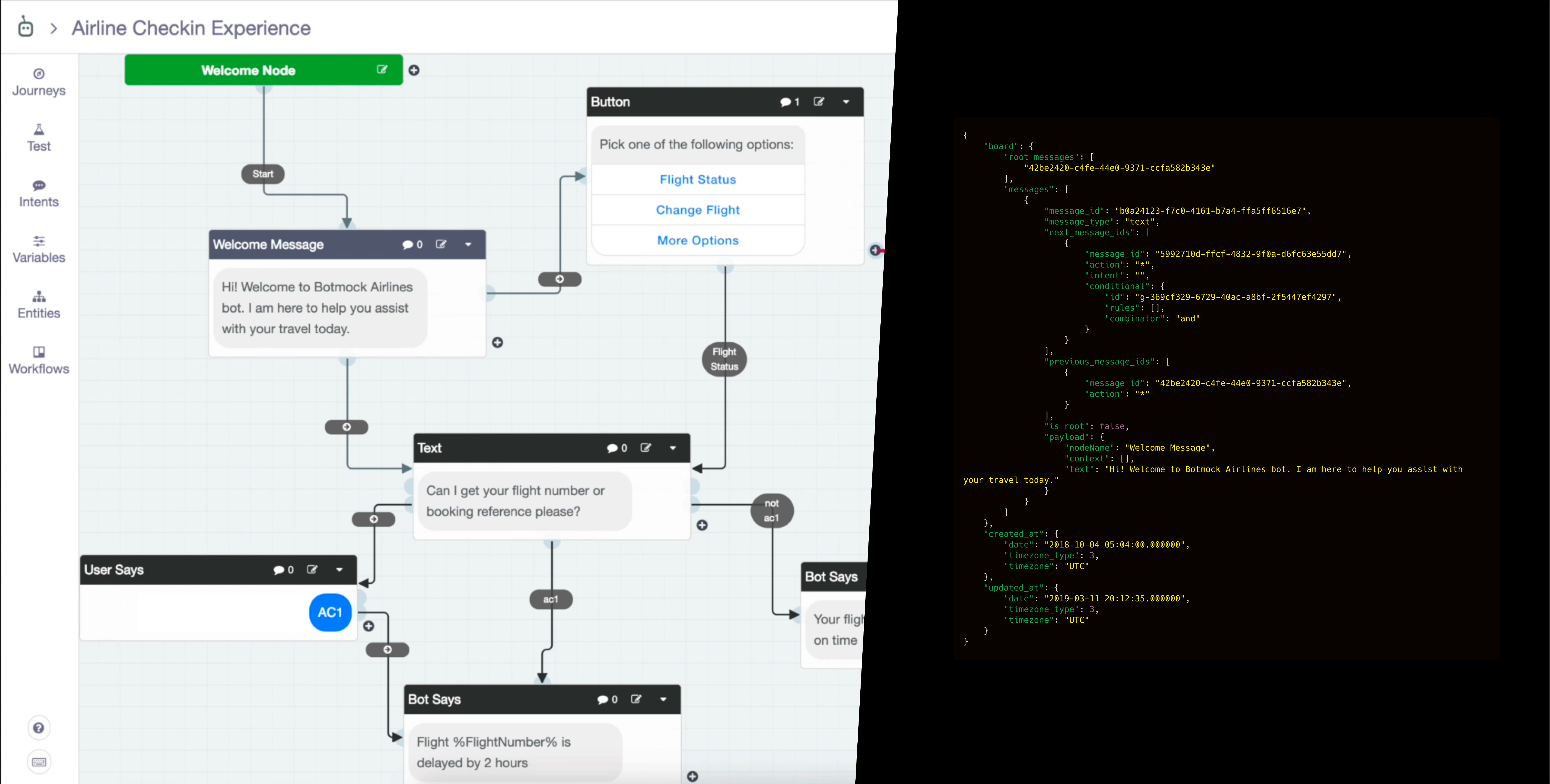 screenshot of Botmock
