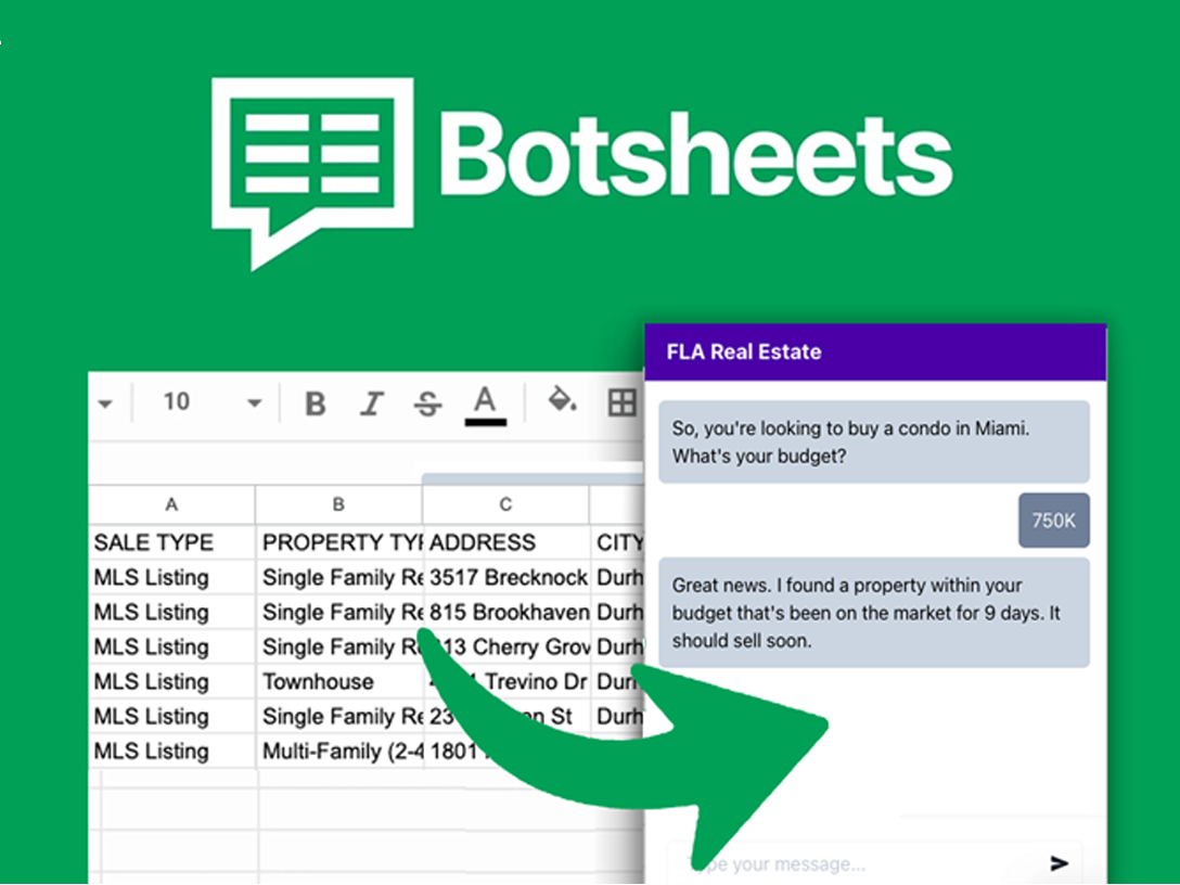 screenshot of Botsheets