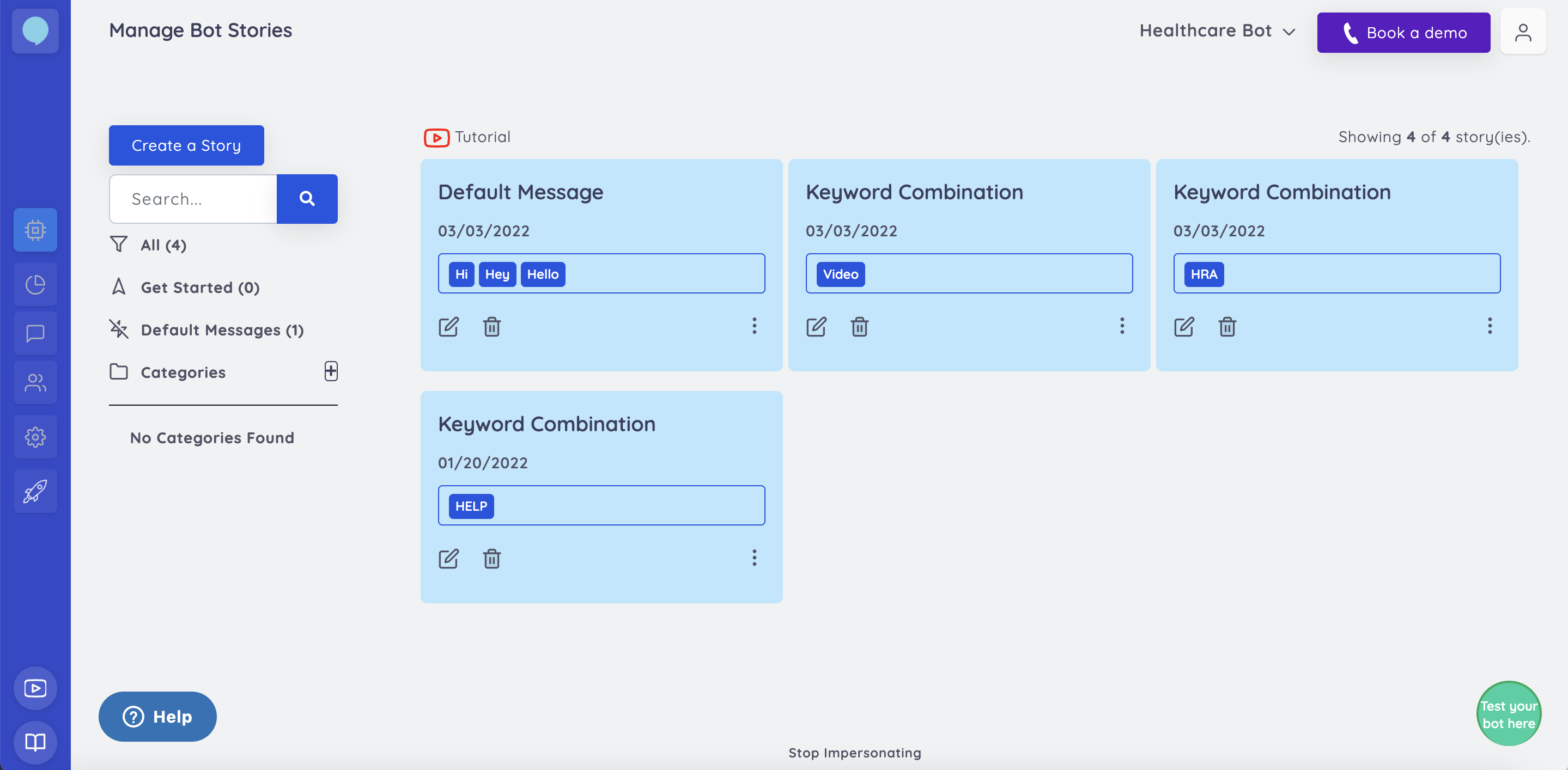 screenshot of Botsify