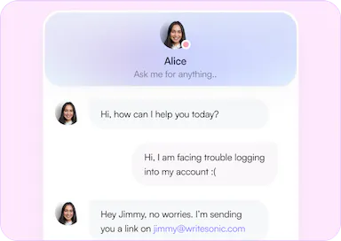 screenshot of Botsonic