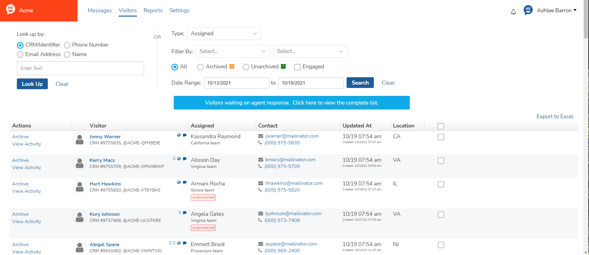 screenshot of Botsplash