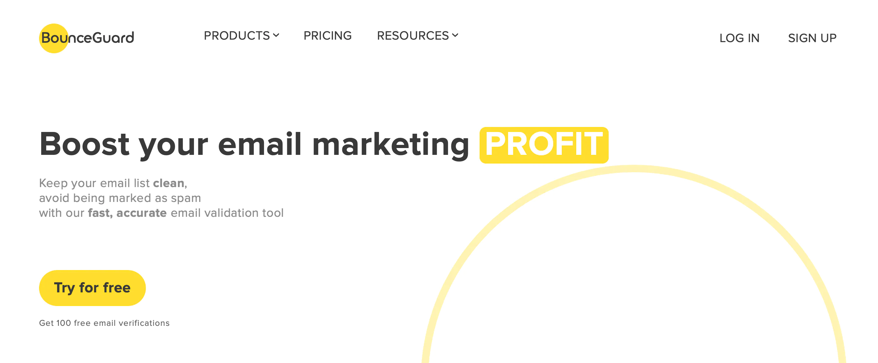 screenshot of BounceGuard