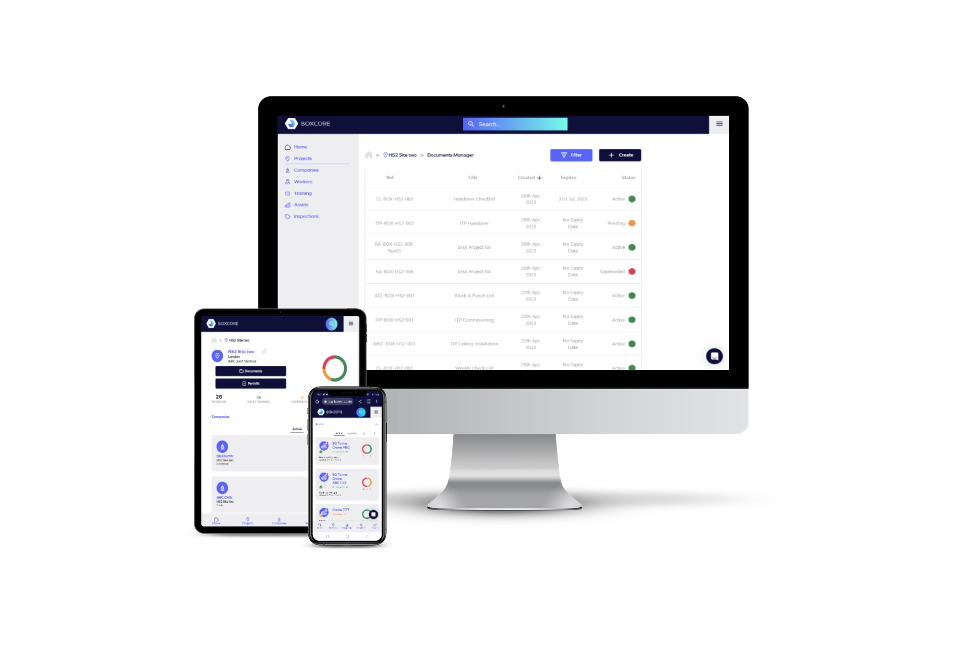 screenshot of Boxcore