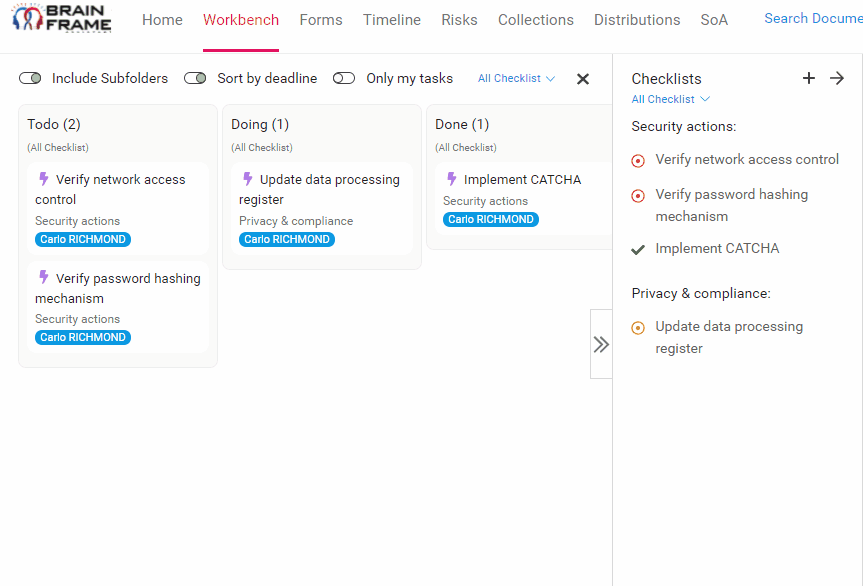 screenshot of Brainframe