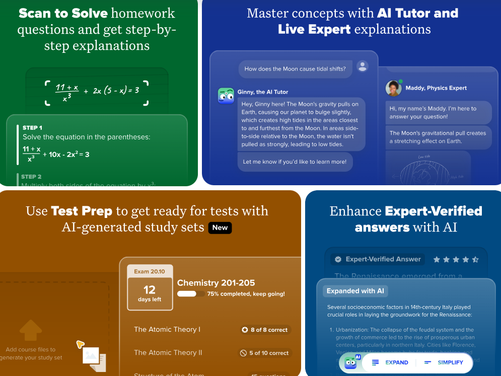 screenshot of Brainly