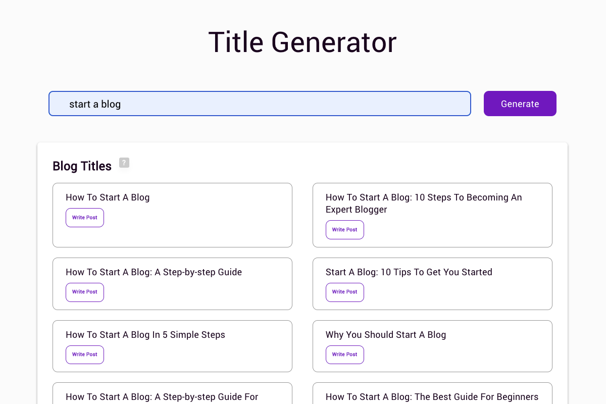 screenshot of Bramework