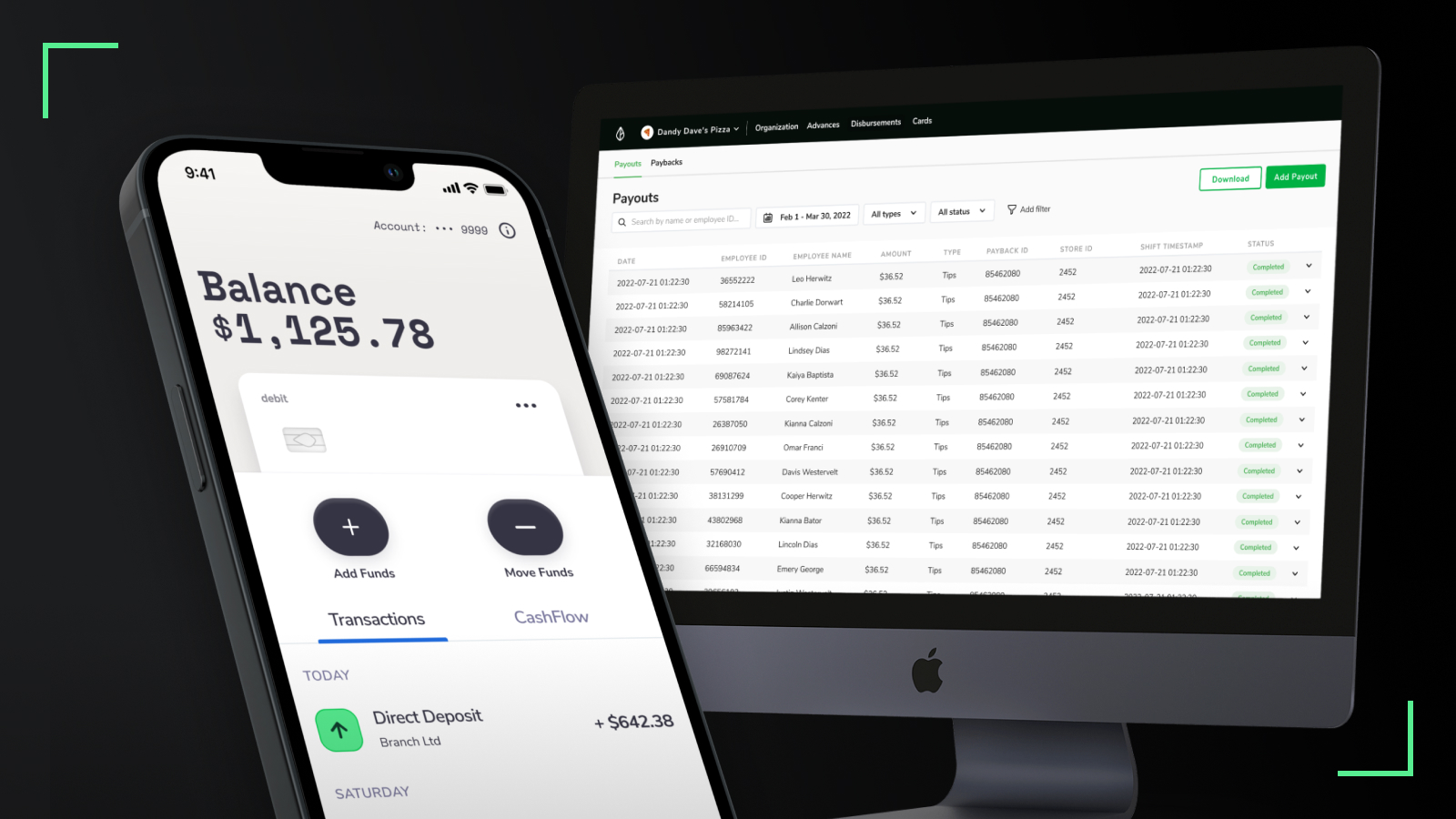 screenshot of Branch