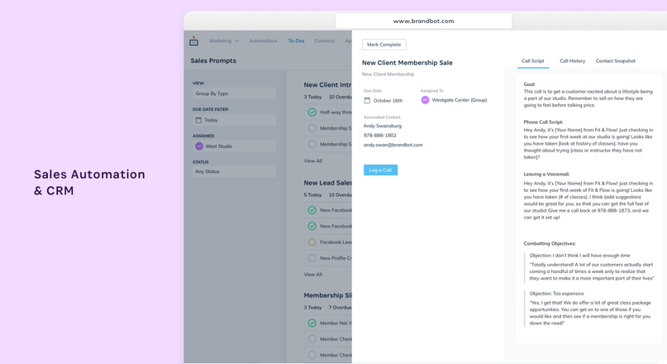 screenshot of BrandBot