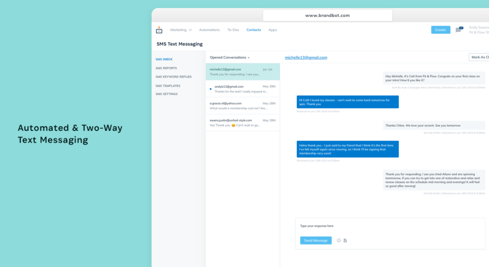 screenshot of BrandBot