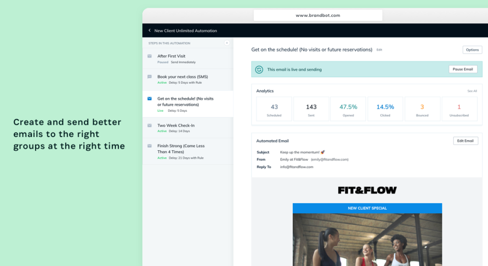 screenshot of BrandBot