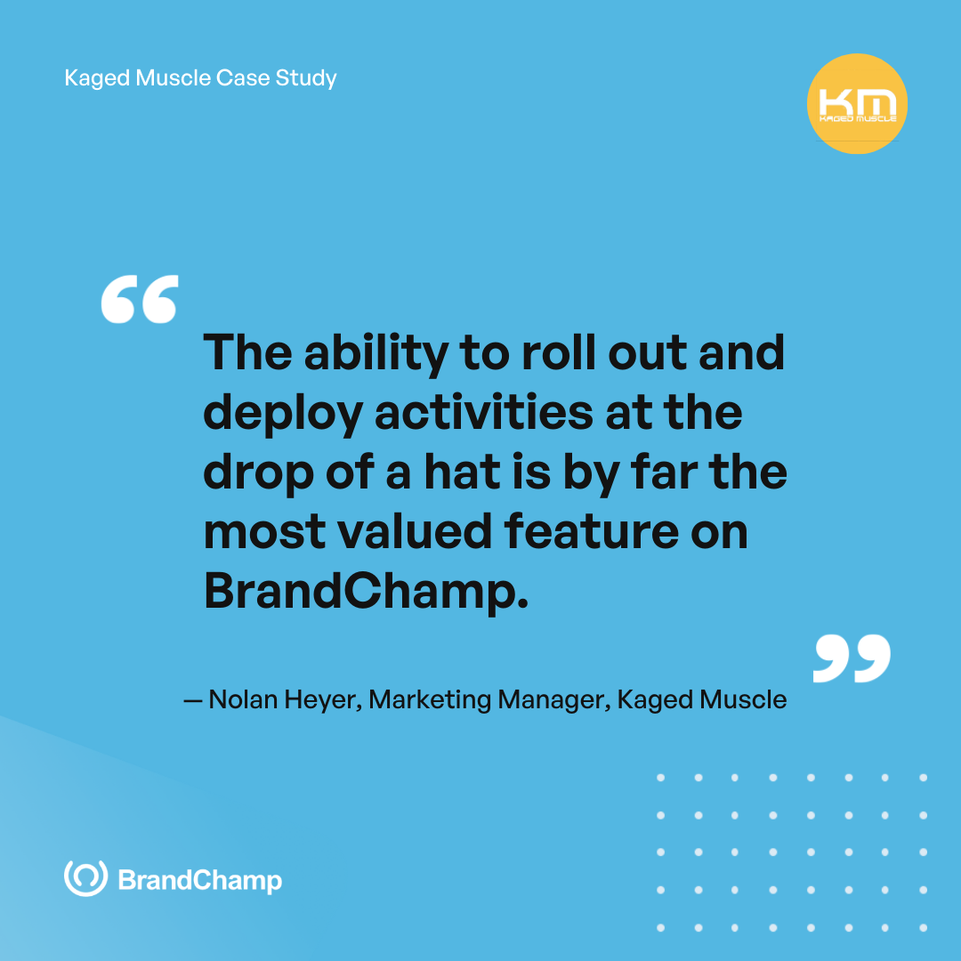 screenshot of BrandChamp