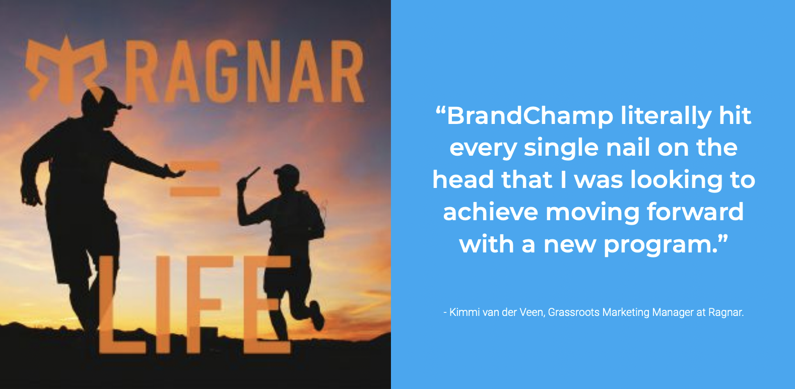 screenshot of BrandChamp