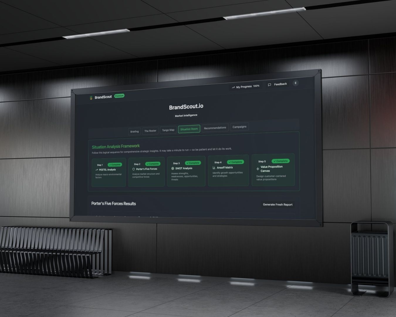 screenshot of BrandScout