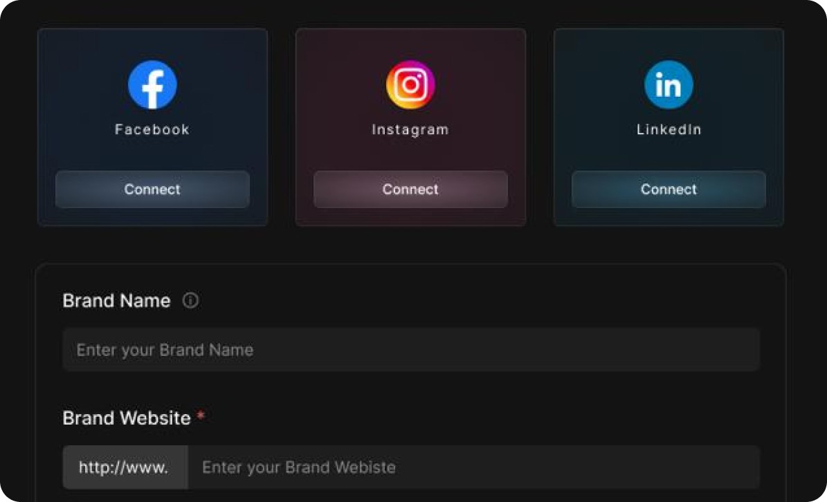 screenshot of BrandSocial
