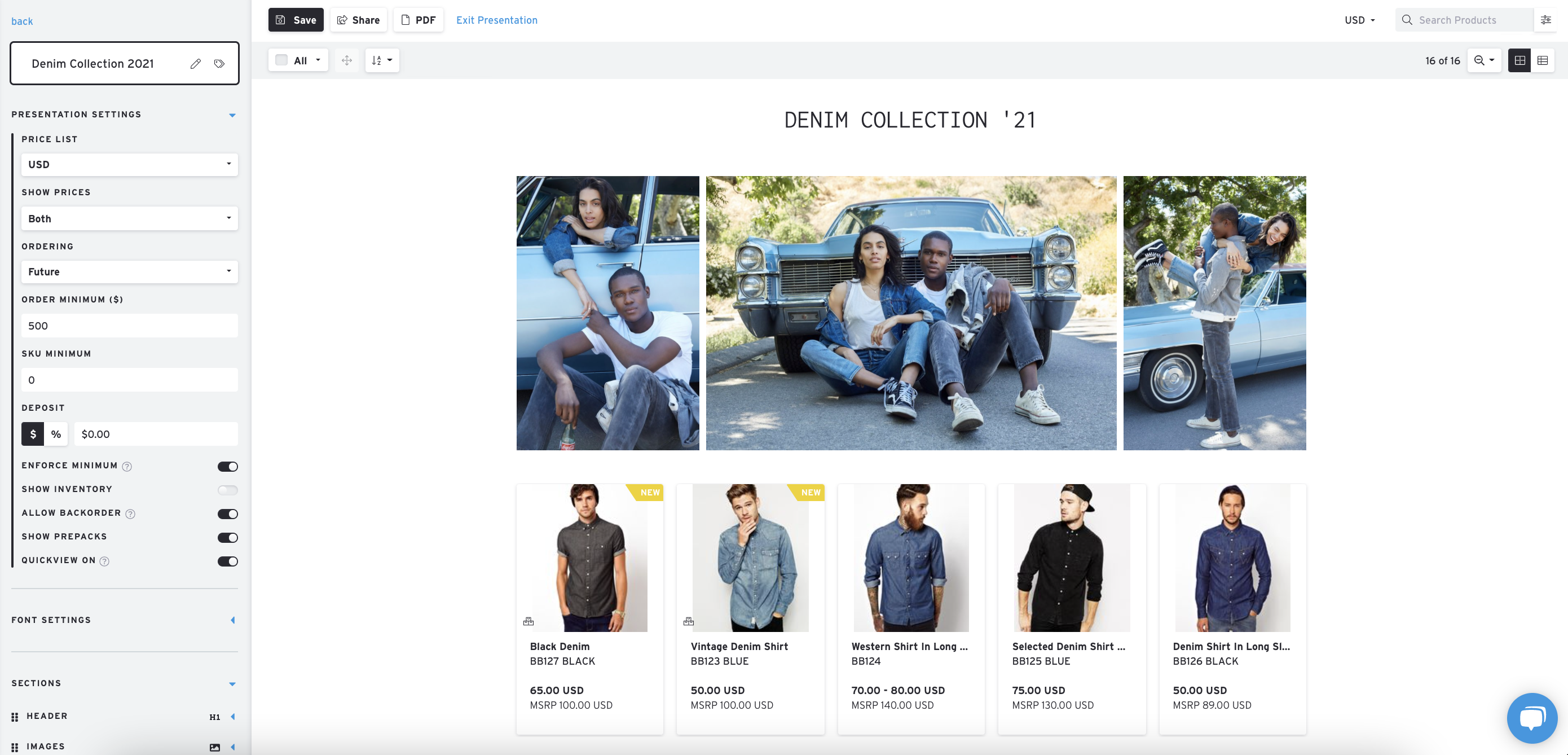 screenshot of Brandboom