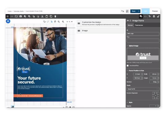 screenshot of Brandgility
