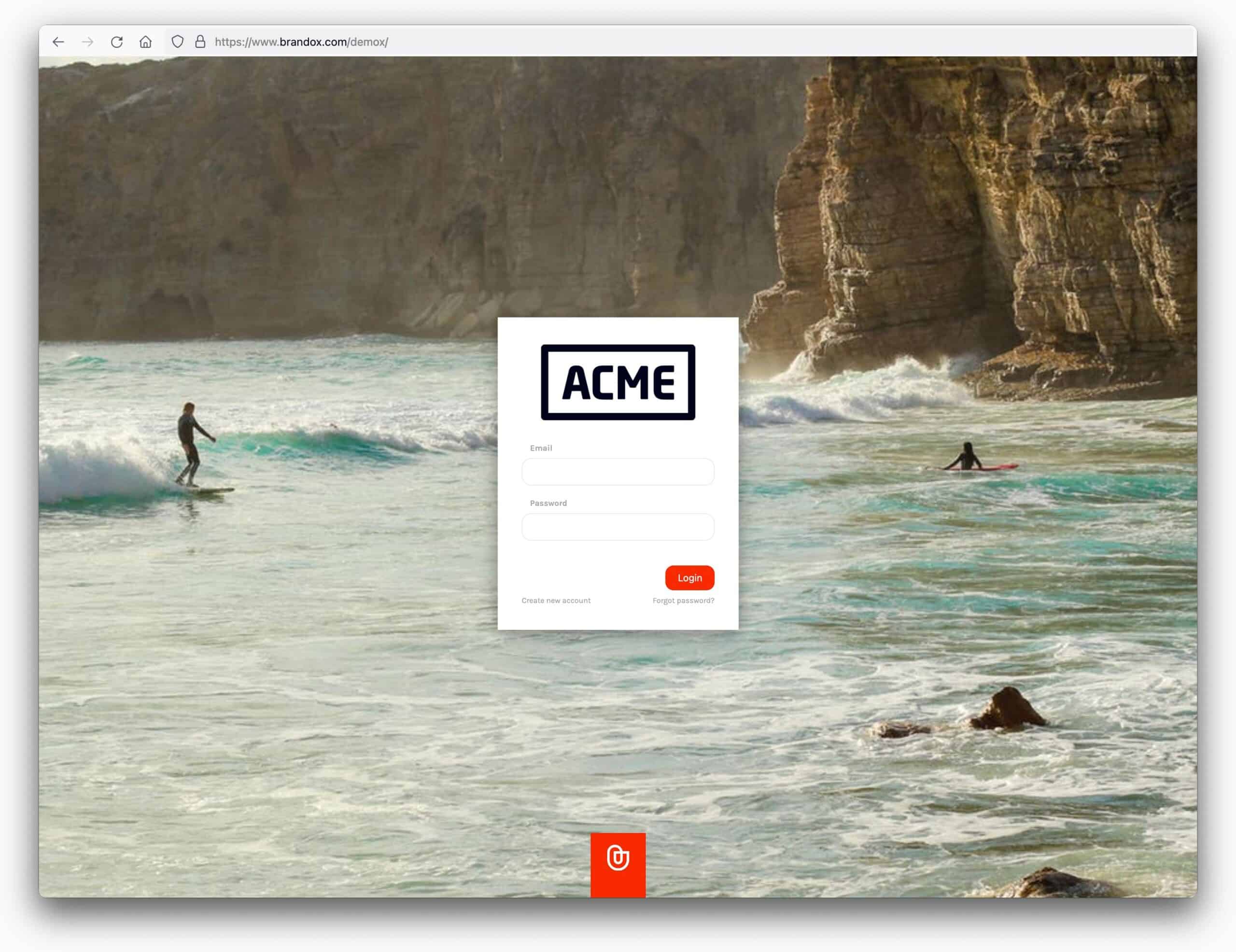 screenshot of Brandox