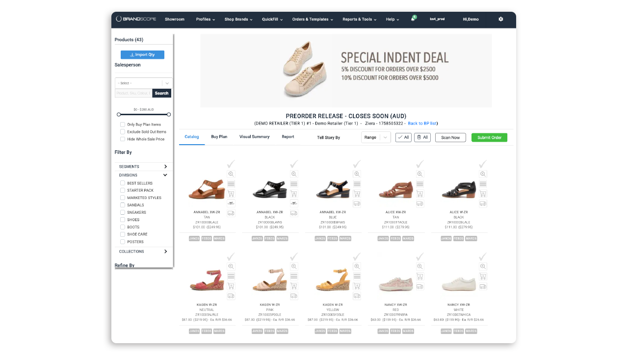 screenshot of Brandscope