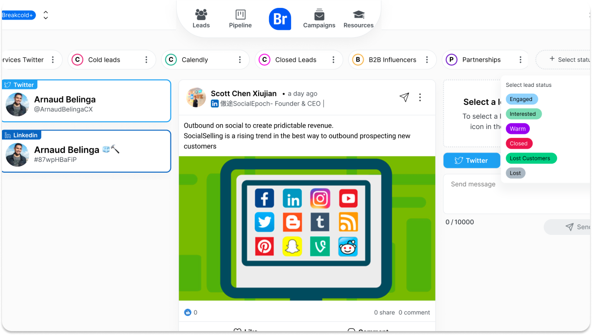 screenshot of Breakcold