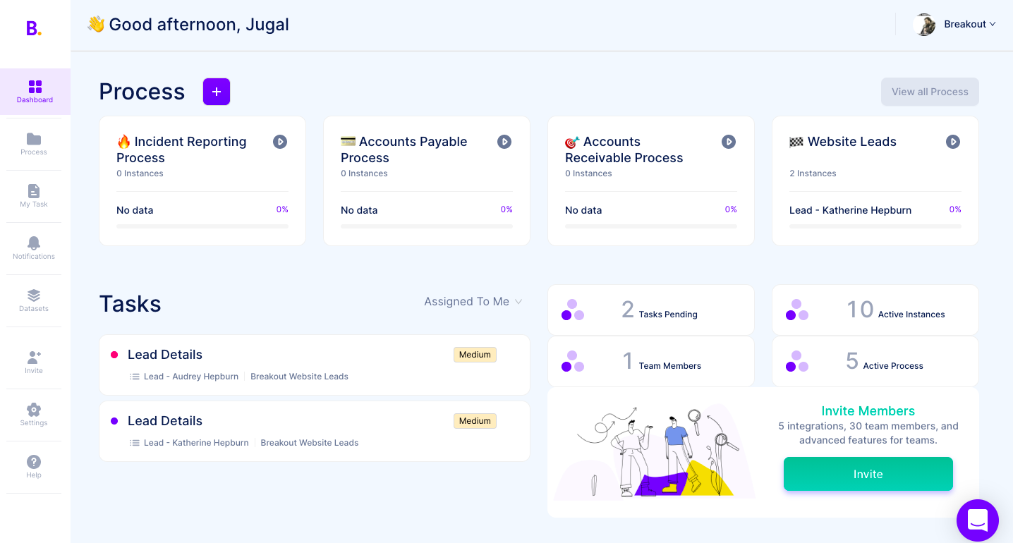 screenshot of Breakout