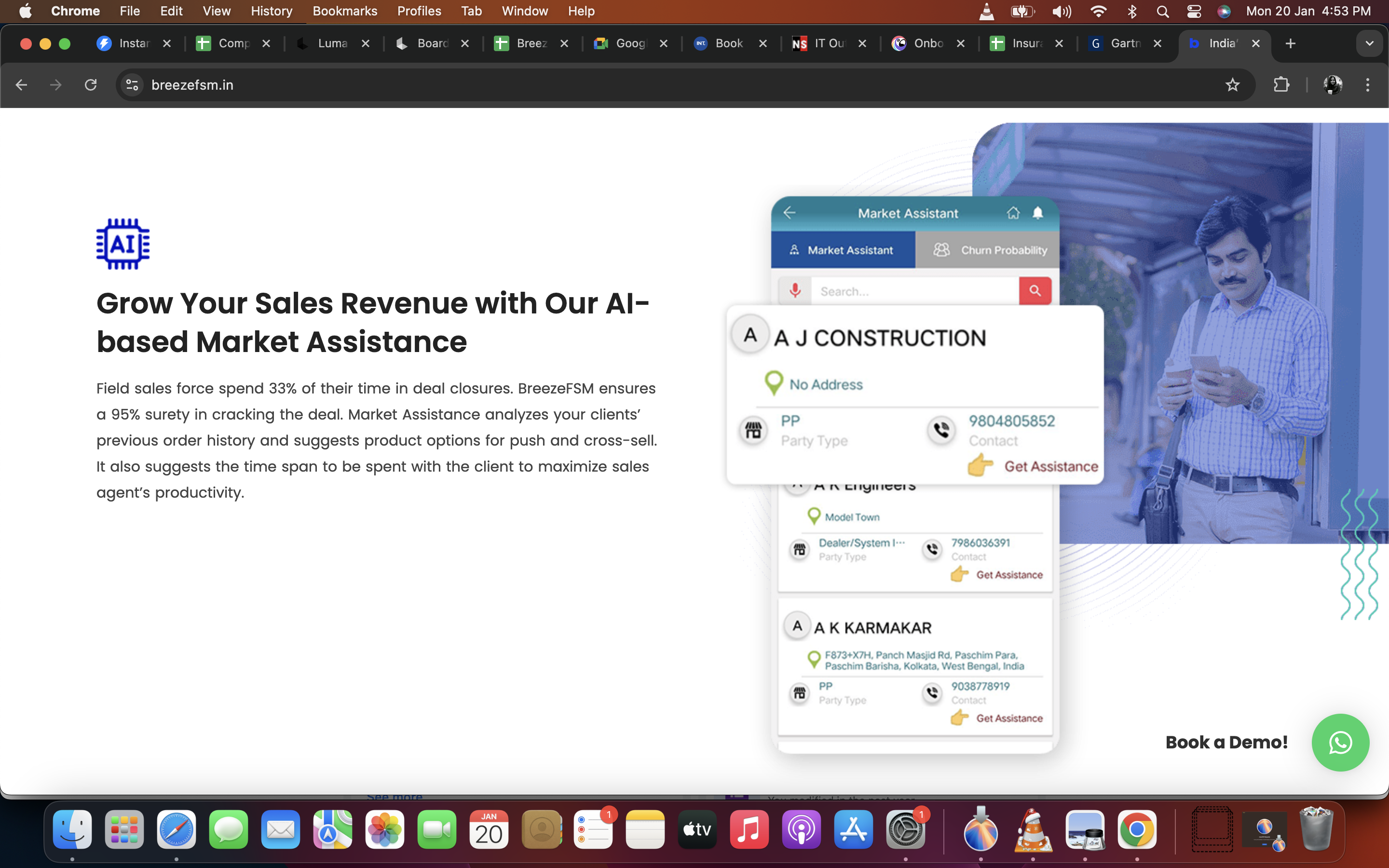 screenshot of BreezeFSM