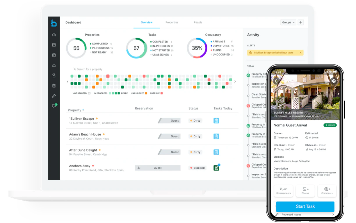 screenshot of Breezeway